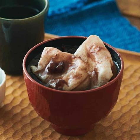 Oshiruko Zenzai Mochi In Sweet Red Bean Soup Recipe In 2022