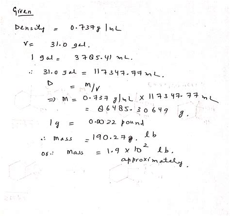 Solved An Automobile Gasoline Tank Holds Gal When Full How Many