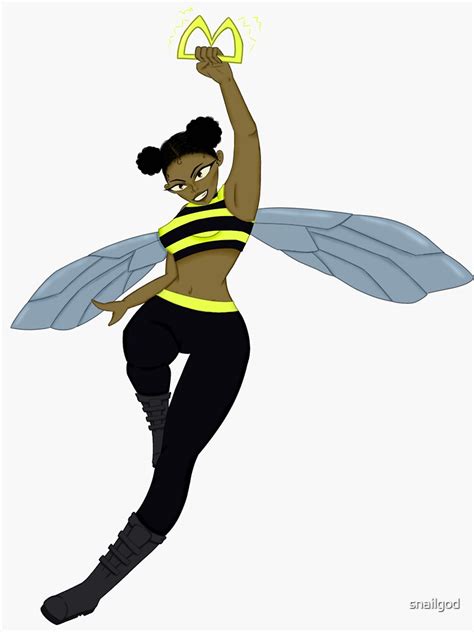 "Bumblebee - Teen Titans Fanart" Sticker by snailgod | Redbubble