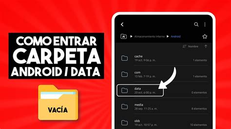 No Puedo Tener Acceso A La Carpeta Android Data Carpeta Data Vac A