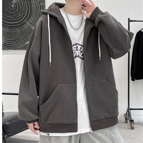 Áo khoác nỉ hoodie trơn Unisex Hoodie zip form rộng có mũ dáng suông basic ulzzang nam nữ HOT