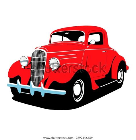 Classic Vintage Car Clip Art Vector Stock Vector (Royalty Free ...