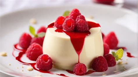 Berry Elegance White Chocolate And Raspberry Panna Cotta Delight Youtube