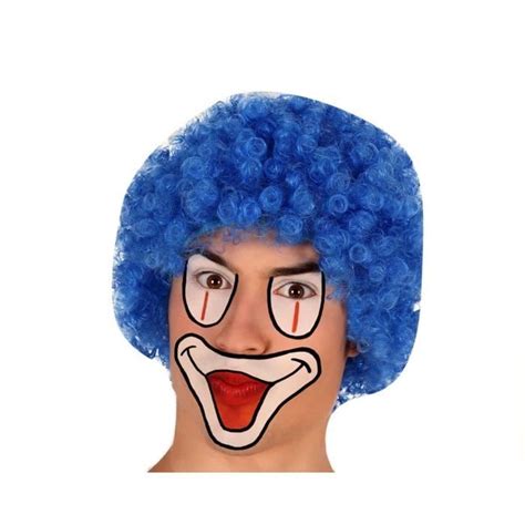 Perruque Clown Bleu Atosa Adulte Ext Rieur Cdiscount Jeux Jouets