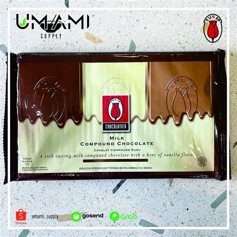 Jual Tulip Milk Compound Chocolate 1kg Shopee Indonesia