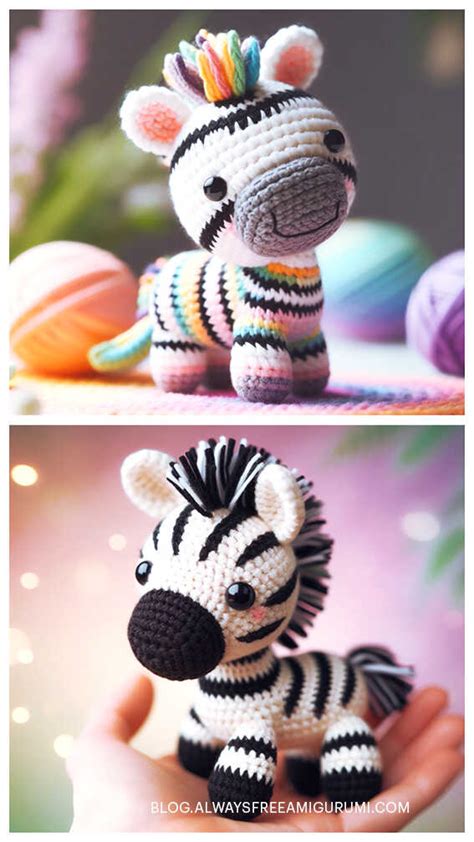 Amigurumi Zebra Crochet Free Pattern Amigurumi