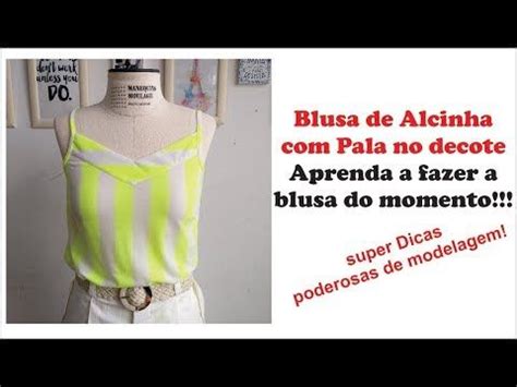 TUTORIAL DE MODELAGEM BLUSA DE ALCINHA PALA CÉLIA ÁVILA