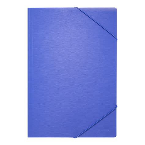 Carpeta Portadocumentos Azul Con Elastico Lavoro La Pizarra Libreria