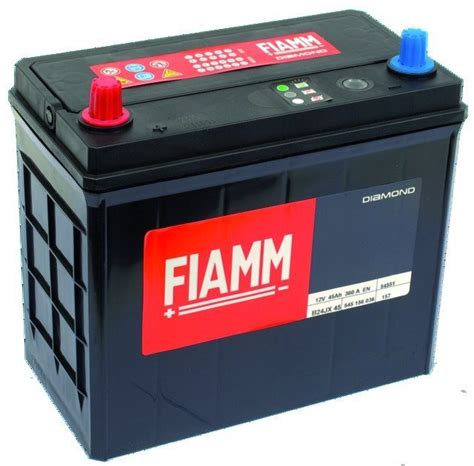 Batterie V Ah A En Gauche Black Titanium B Jx Fiamm Fm