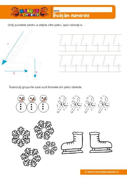 Manute Pricepute Fise De Lucru Cu Numere Numarul