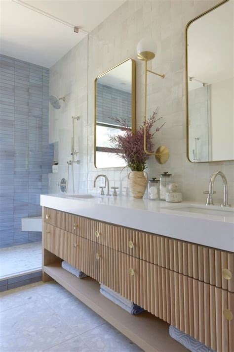 62 Trendy And Sophisticated Fluted Vanities DigsDigs