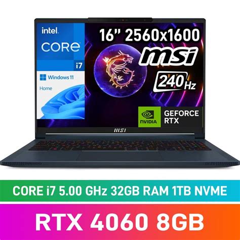 Msi Stealth Studio A Vf Za Laptop Core I H Wqxga