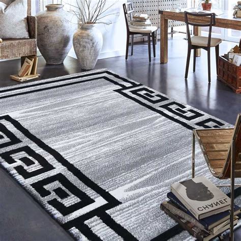 Dywan Nowoczesny Do Salonu Sala Grecki Szary Home Carpets