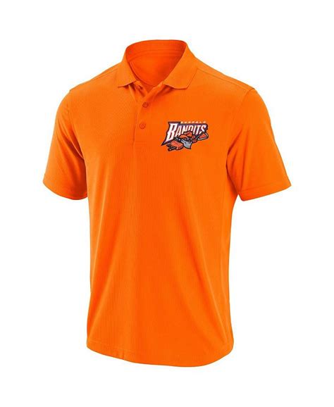 Adpro Sports Mens Orange Buffalo Bandits Primary Logo Polo Shirt Macys