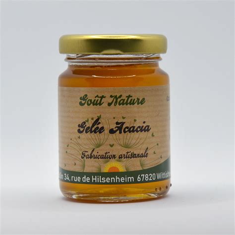 Gelée fleurs d acacia 100 g Goût Nature Locavor fr