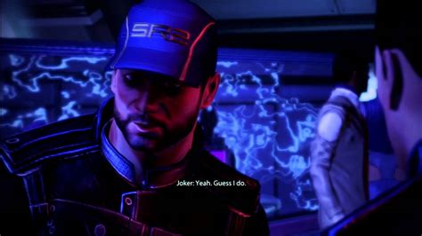 Mass Effect 3 Joker And Edi At Purgatory Youtube