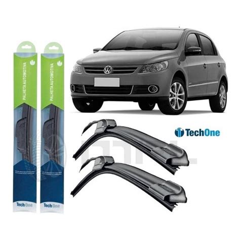 Kit Palhetas Silicone Limpador Parabrisa Vw Gol G No Shoptime