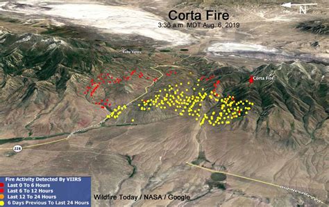 Three Large Fires Are Active In Northeast Nevada Wildfire Today