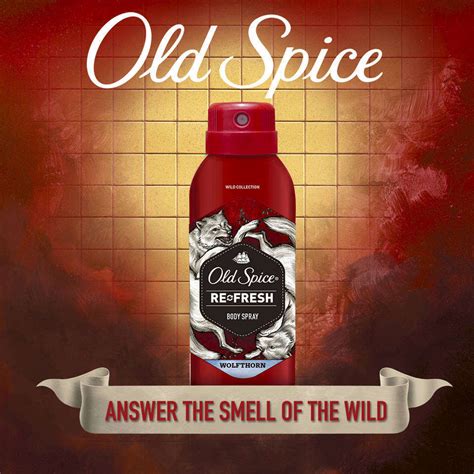 Amazon Old Spice Wild Collection Wolfthorn Men S Body Spray 3 75