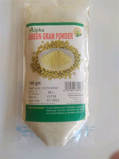 Green Gram Powder 100gm At Rs 50 Pack In Bengaluru ID 26561522291