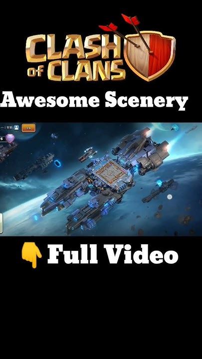 Clash Of Clans Space Scenery 🤯😲 Coc Clashofclans