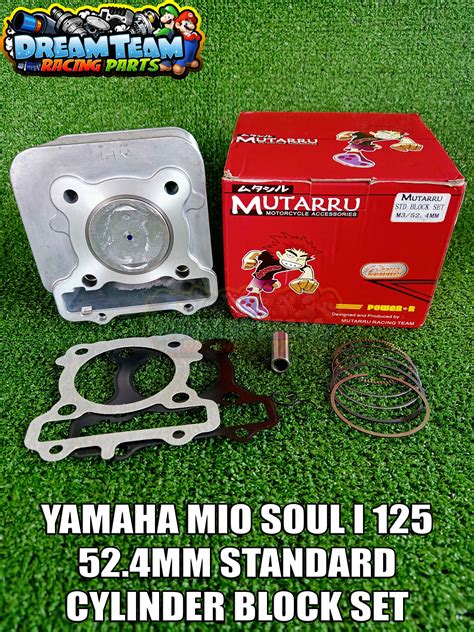 MUTARRU MIO SOUL I 125 52 4MM STANDARD CYLINDER BLOCK SET Lazada PH