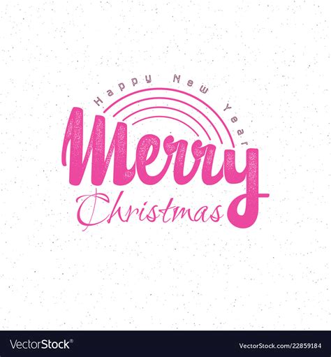 Congratulations merry christmas calligraphy Vector Image