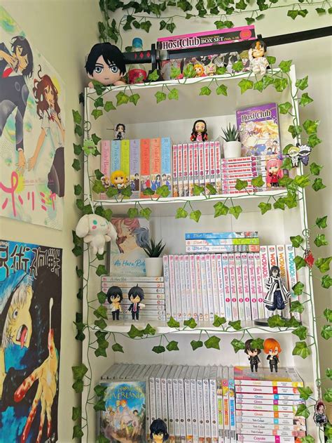 Manga Shelf Otaku Room Cute Bedroom Decor Pretty Room