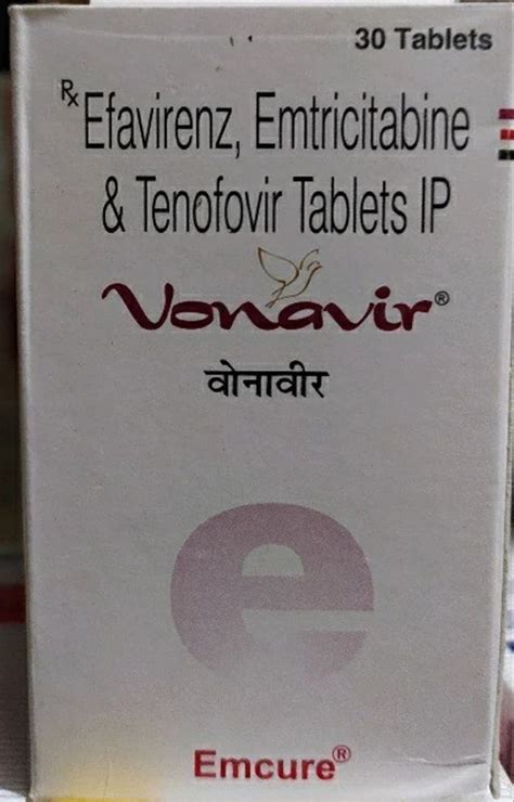 Emcure Vonavir Tablets 30 Treatment Hiv At Rs 1855 Bottle In New