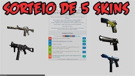 Sorteio De Skins De Cs Go Para Inscritos Do Canal Youtube