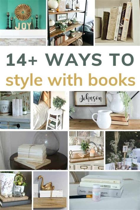 Ways To Decorate With Books Making Manzanita