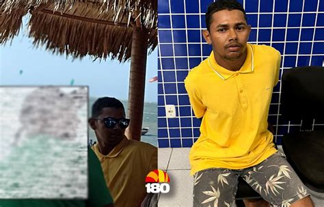 Fugitivo da Penitenciária Mista é flagrado curtindo em barraca na praia