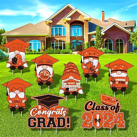 Graduation Yard Sign Class Of 2024 Decorations Outdoor