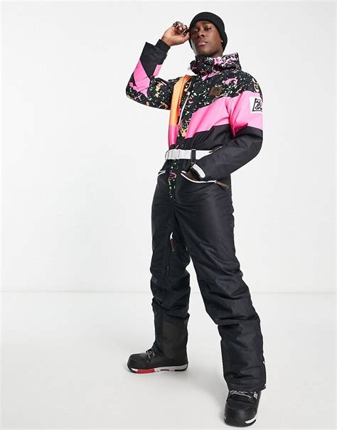 Old School Ski Oosc Clueless Ski Suit In Black Shopstyle Outerwear