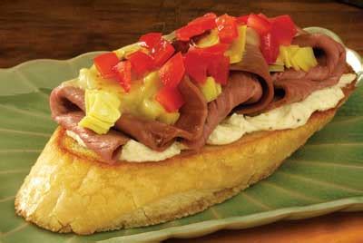 Open Faced Roast Beef Sandwich - Recipe Goldmine