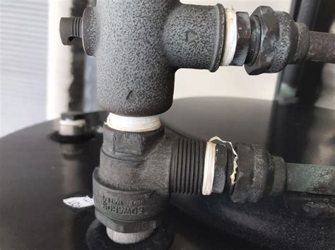Brass Fitting Leaking Hot Water Tank Connections Home Improvement Stack Exchange