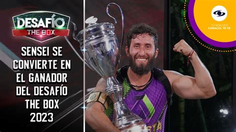 Sensei Ganador Del Desafío The Box 2023 Pone Su Nombre En La Copa De