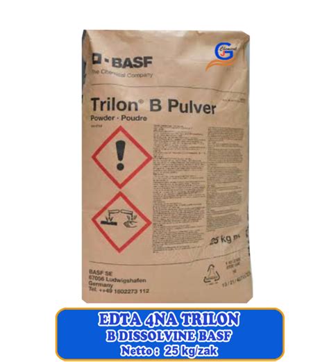 EDTA 4 NA TRILON B DISSOLVINE BASF 25 KG Lazada Indonesia