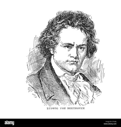 Beethoven Portrait Black And White Stock Photos Images Alamy