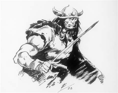 Conan Sketch By Roberto De La Torre In Hulk S Roberto De La Torre