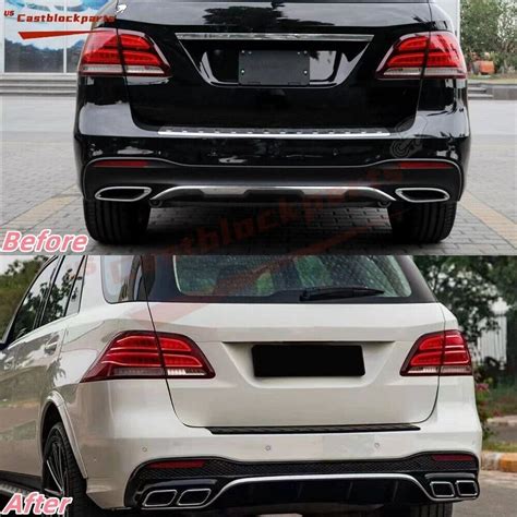 For 2015 2019 Mercedes Benz Gle W166 Facelift Gle63 Amg Style Bumper Body Kit Ebay