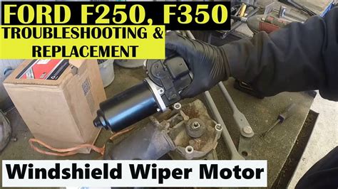 Replace Windshield Wiper Motor Chevy Truck