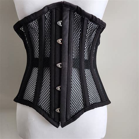 ORCHARD CORSET Mesh Hourglass Curve Waspie Underbust Gem