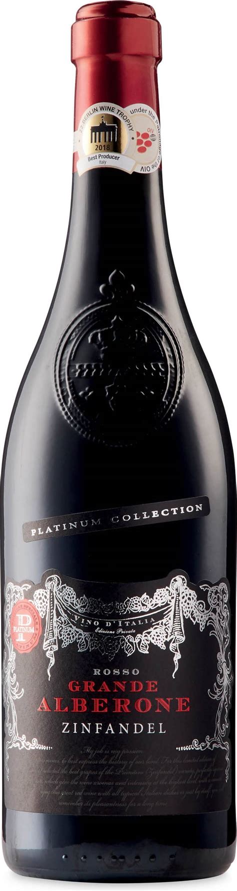 Grande Alberone Platinum Collection Zinfandel Primitivo Apulia