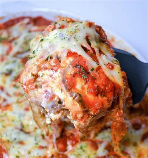 The Best Eggplant Parmesan Casserole Low Carb And Keto