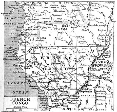 1906 Map of French Congo | Belgian congo, Congo, Design reference