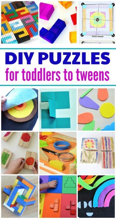 35+ Make Your Own Puzzles for Kids: Ideas for all Ages