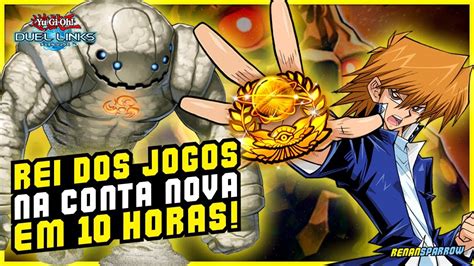 Rei Dos Jogos Na Conta Nova Em 10 Horas Yu Gi Oh Duel Links 594 Youtube