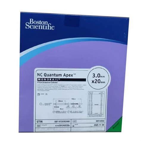 Straight Single Silicone NC Quantum Apex PTCA Dilatation Catheter At Rs