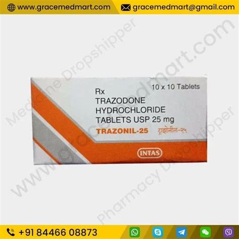 Mg Mg Mg Trazodone Trazonil Tablets At Rs Box In